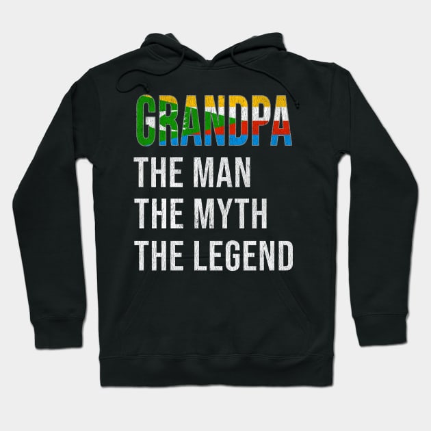 Grand Father Comoran Grandpa The Man The Myth The Legend - Gift for Comoran Dad With Roots From  Comoros Hoodie by Country Flags